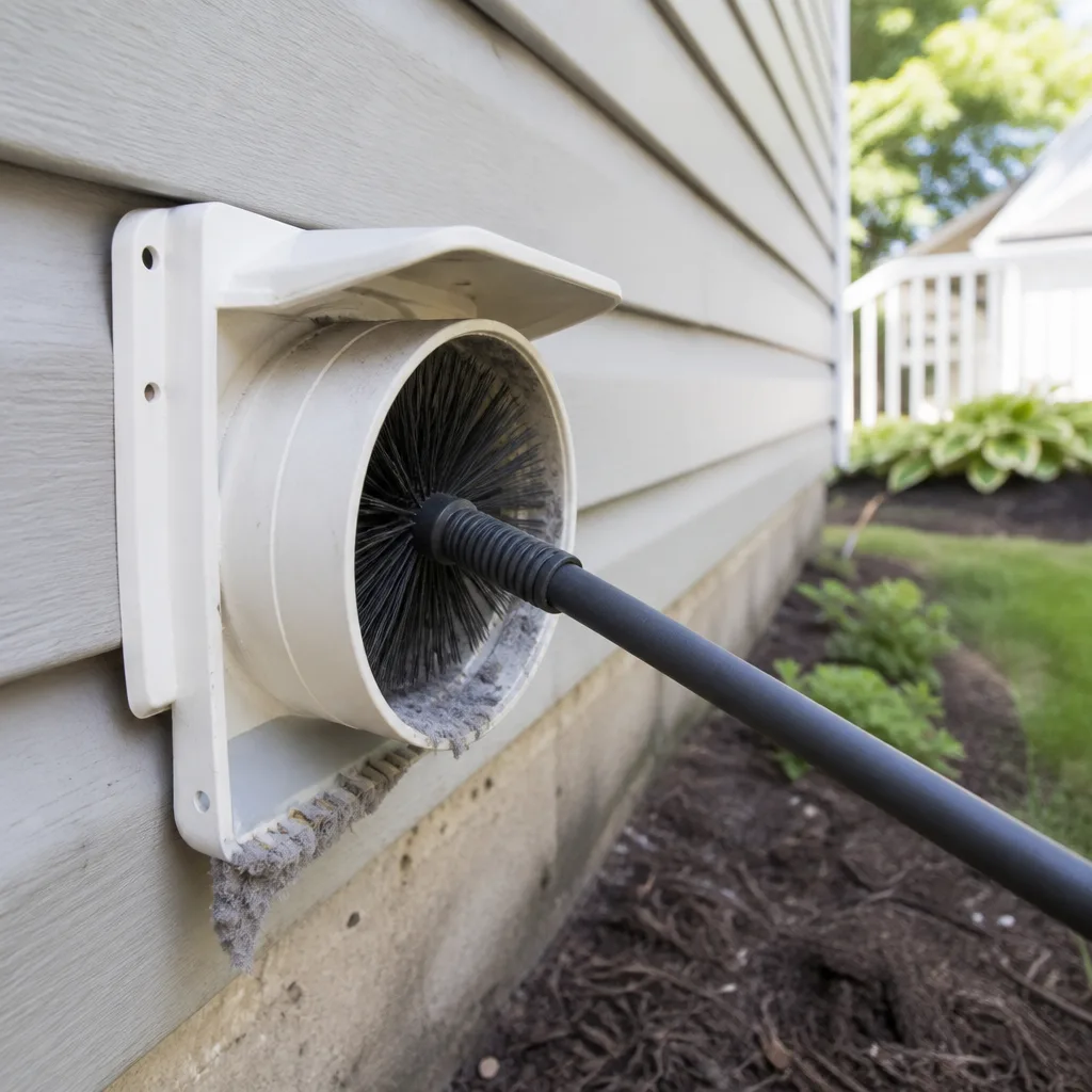 Dryer vent cleaning